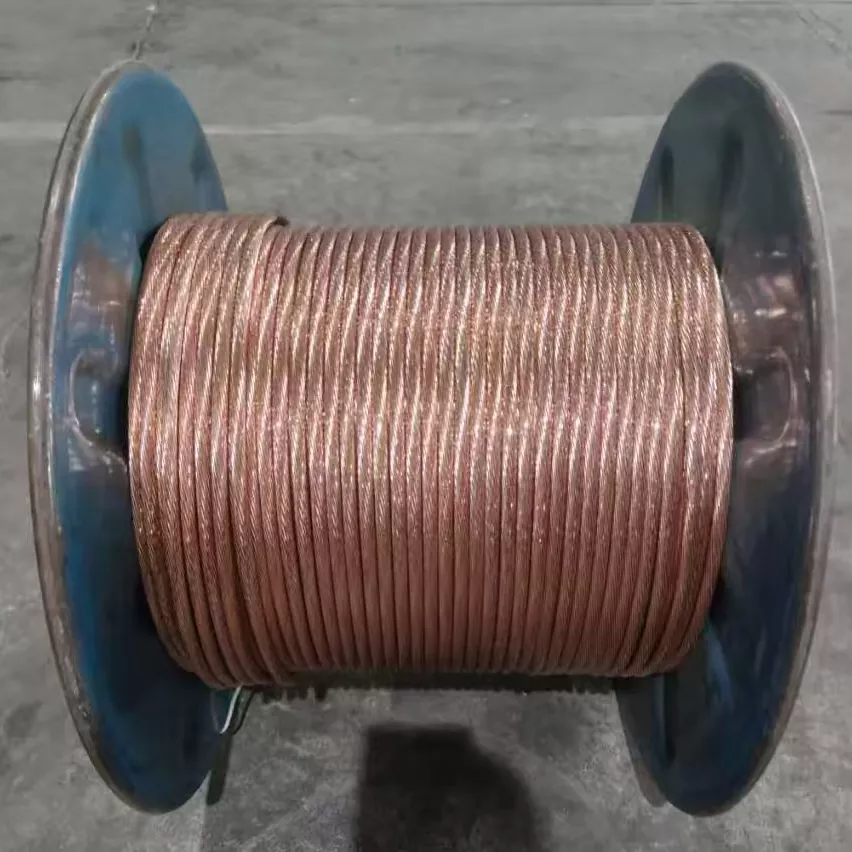 Bare Copper Stranded Wire for Electrical Earthing
