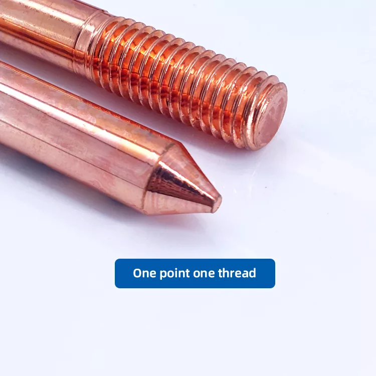 Copper Bonded Grounding Rod Threaded Type