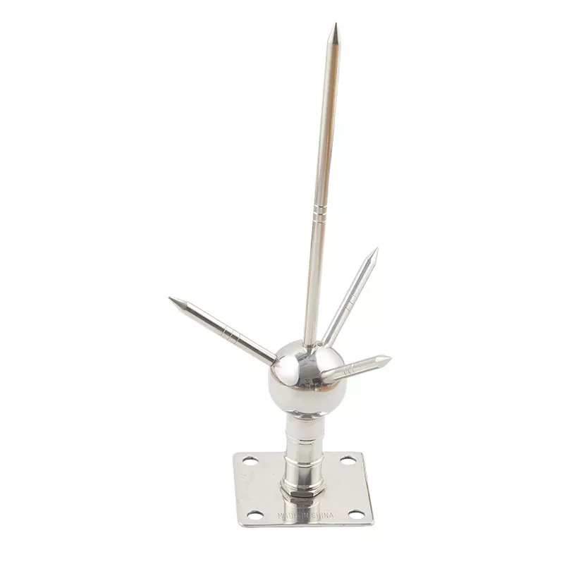 Aluminum Lightning Rod Three Prong Type