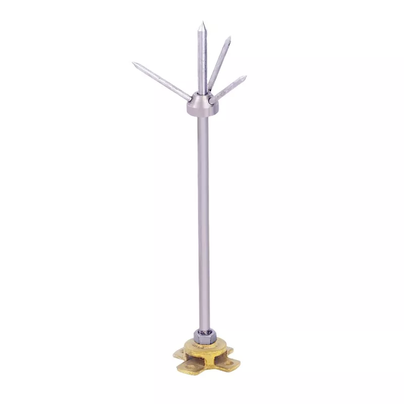 Aluminum Lightning Rod Three Prong Type